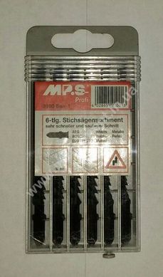 Набор пилочек для лобзика MPS 3100 Box-1 6шт