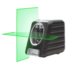 Рівень лазерний X-MARK 1H/1V-60, зелений з адаптером та сумкою для зберігання