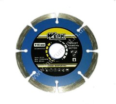 Алмазный диск WERK Segment 1A1RSS\C3-W WE110100 115мм