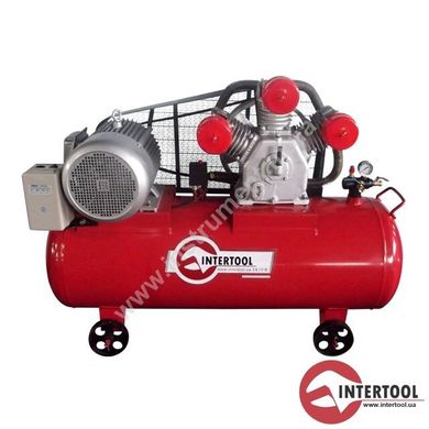 Компрессор InterTool PT-0050 Компрессор 300л, 15HP, 11кВт, 380В, 8атм, 1600л/мин. 3 цилиндра