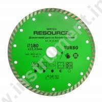 Алмазный диск TURBO, 115 мм, Resource Spitce 22-827