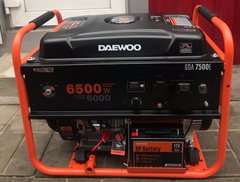 Генератор бензиновий DAEWOO GDA-7500E 6,5 кВт(240712090)