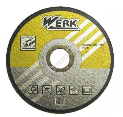 Отрезной абразивный круг по металлу WERK 115х1.2х22.2 мм