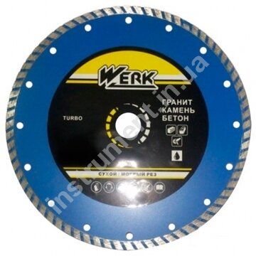 Алмазный диск WERK WE110113 180x7x22.225 мм