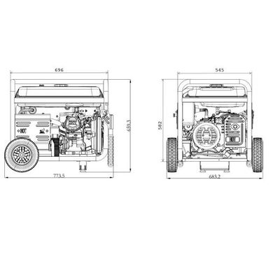 Генератор бензиновый GENERGY TURBO 7000 7 кВт (240049090)