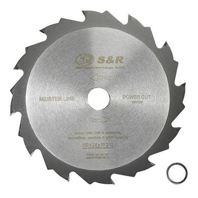 Диск пильний S & R Meister Power Cut 160x20 (16) x2,6 мм (241012160)