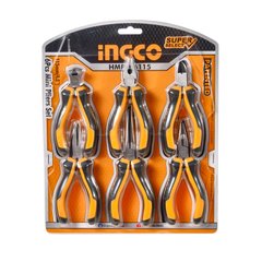 Набір шарнірно-губцевий інструменту міні 6 предметів Super Select INGCO