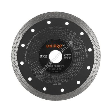 Алмазний диск Dnipro-M 150 22.2 Extra-Ceramics