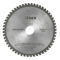 Диск пильний S & R Meister UniCut 190x30x2,4 мм (243054190)