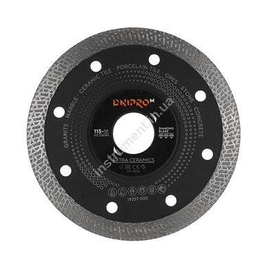 Алмазний диск Dnipro-M 115 22.2 Extra-Ceramics