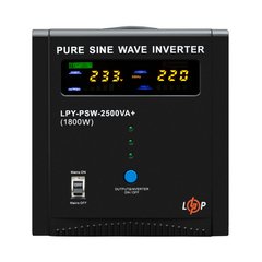 ДБЖ LogicPower LPY-PSW-2500VA+ (1800Вт) 10A/20A з правильною синусоїдою 24V