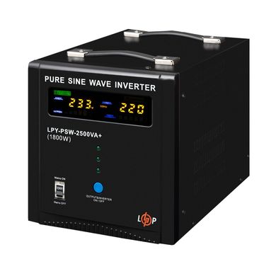 ДБЖ LogicPower LPY-PSW-2500VA+ (1800Вт) 10A/20A з правильною синусоїдою 24V