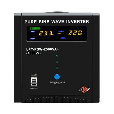 ИБП LogicPower LPY-PSW-2500VA+ (1800Вт) 10A/20A с правильной синусоидой 24V