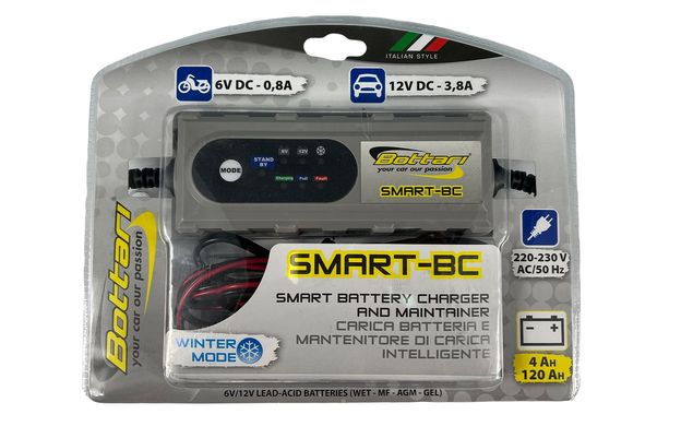 Зарядное устройство для АКБ 0,8/4,2a 6v/12v "SMART BC"