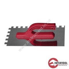Гладилка из нержавеющей стали InterTool KT-0008 12*12 мм
