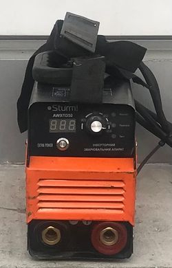 Сварочный инвертор Sturm! AW97I350 (кнопка, Extra Power), Черный