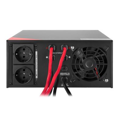 ДБЖ з правильною синусоїдою 12V LPM-PSW-1500VA (1050Вт) Black