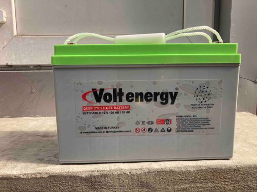 Акумулятор GEL Volt Energy 12v 100 Ah Турция