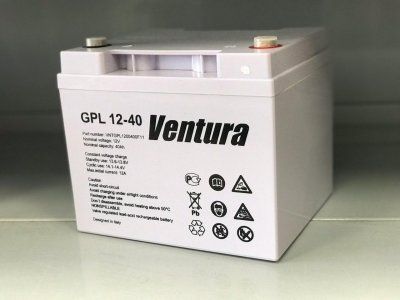 Аккумулятор 12В - 40 Ач Ventura GPL 12-40