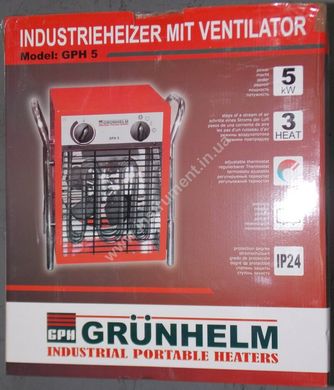 Электронагреватель с вентилятором GRÜNHELM GPH5