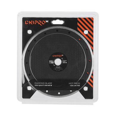 Алмазний диск Dnipro-M 230 22.2 Solid