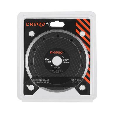 Алмазний диск Dnipro-M 150 22.2 Solid