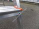 KRAUSE Solidy 8 ступенек Алюминиевая стремянка с широкими ступеньками
