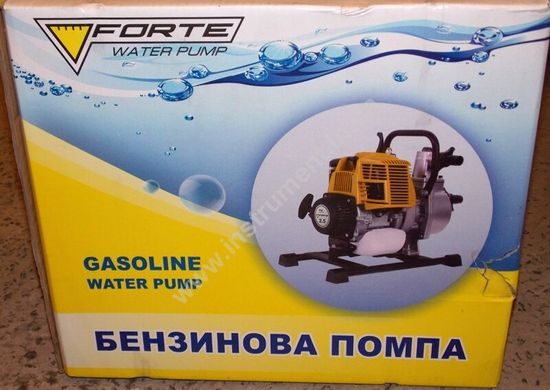 Мотопомпа для перекачування чистої і слабозабруднених води Forte FP10C