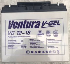 Аккумулятор для ИБП 12В 18 Ач Ventura VG 12-18 Gel