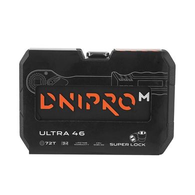 Набір інструментів Dnipro-M Ultra 46 шт. 1/4"