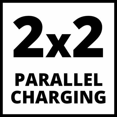 Зарядний пристрій для 4-х акумуляторів Einhell 2x2 Power X-Quattrocharger 4А