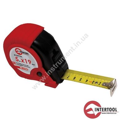 Рулетка InterTool MT-0102, 2м х 13мм Рулетка с металлическим полотном 2м*13мм