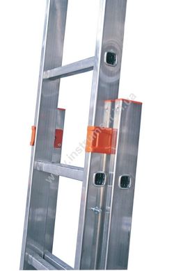 Двухсекционная раздвижная лестница с перекладинами KRAUSE FABILO 2x18 ступеней