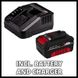 Набір перфоратор акумуляторний Einhell TE-HD 18 Li Solo + зарядний пристрій і акумулятор 18V 4,0 Ah