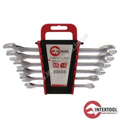 Набор рожковых ключей InterTool HT-1001 Cr-V, 6-17мм