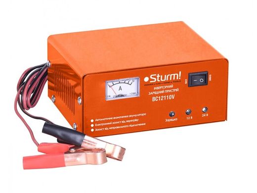 Sturm! BC12110V Автомобільний зарядний пристрій (12 / 24В, 30-100 Ач)