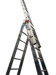 KRAUSE Tribilo 3x14 ступеней Алюминиевая трехсекционная лестница  3x14