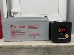 Комплект ДБЖ Sturmax 1500 ВA PSM951500SW + Акумуляторна гелева батарея GEL 12B 150 Аг Sturmax