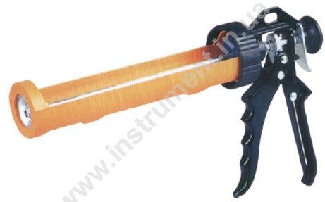 Пистолет для герметика пластмассовый полуоткрытый, металлическая ручка FAVORIT 12-021 Пистолет для герметика пластмассовый полуоткрытый, металлическая ручка