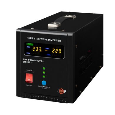 ИБП LogicPower LPY-PSW-1500VA+ (1050Вт) 10A/15A с правильной синусоидой 24V