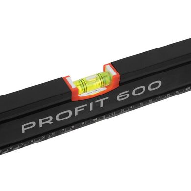 Уровень строительный Dnipro-M Profit 600 мм с магнитом