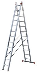 KRAUSE Dubilo 2x9 ступеней алюминиевая двухсекционная лестница