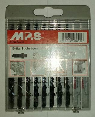 Набор пилочек для лобзика MPS 3100 Box-8 10шт.